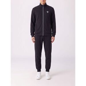 Ea7 Men Ea7 Viscose-Blend Tracksuit With High Neck Zip-Up Sweatshirt